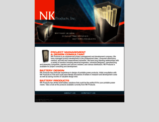 nkproductsinc.com screenshot