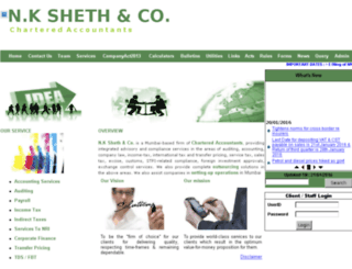 nksheth.com screenshot