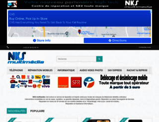 nksmultimedia.fr screenshot