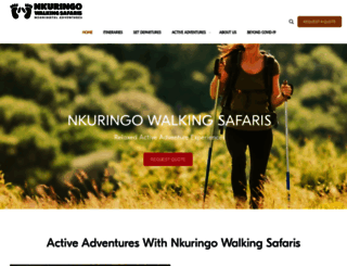 nkuringowalkingsafaris.com screenshot