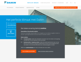 nl.daikin.be screenshot