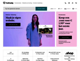 nl.godaddy.com screenshot