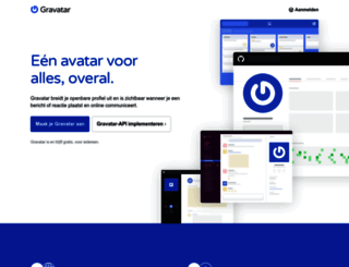nl.gravatar.com screenshot