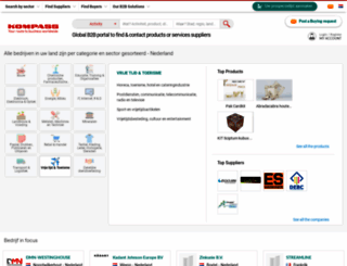nl.kompass.com screenshot