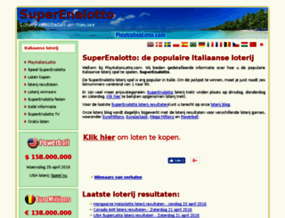 nl.playitalianlotto.com screenshot