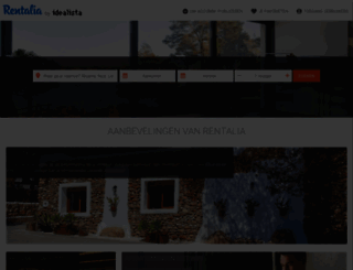 nl.rentalia.com screenshot