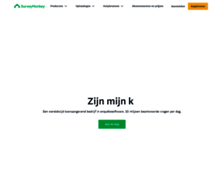 nl.surveymonkey.com screenshot