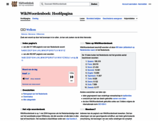 nl.wiktionary.org screenshot