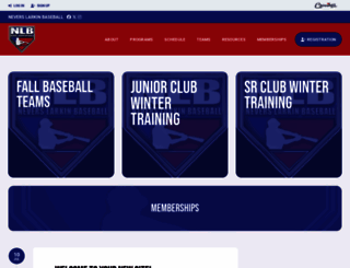 nlbplayers.com screenshot