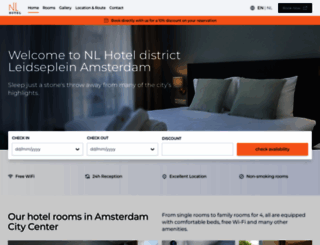 nlhotel-leidseplein.com screenshot