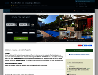 nm-suites-platja-daro.hotel-rez.com screenshot