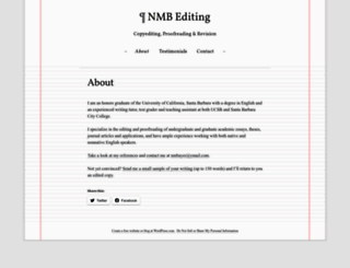 nmbayer.wordpress.com screenshot