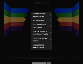 nmprojects.com screenshot