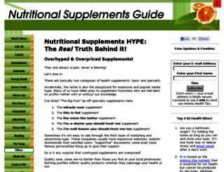 no-hype-nutritional-supplements-guide.com screenshot