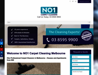 no1carpetcleaningmelbourne.com.au screenshot