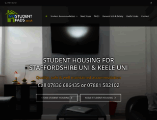 no1studentpads.co.uk screenshot