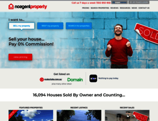 noagentproperty.com.au screenshot