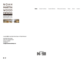 noahmartin-wooddesign.squarespace.com screenshot