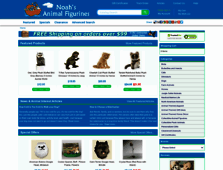noahsanimalfigurines.com screenshot