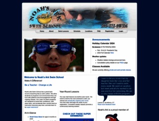 noahsarkswimschool.com screenshot