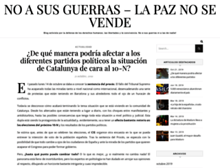 noasusguerras.es screenshot