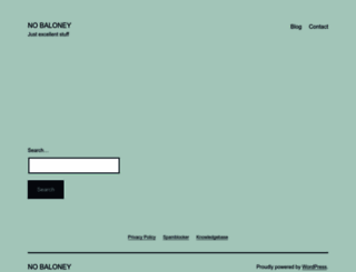nobaloney.net screenshot