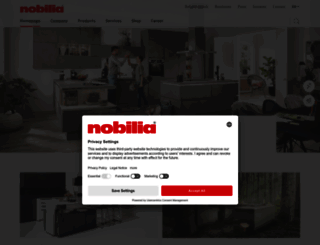nobilia.com screenshot