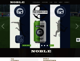 noblecider.com screenshot