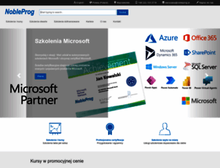 nobleprog.pl screenshot
