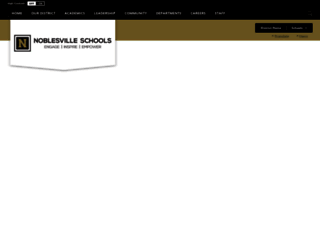 noblesvilleschools.schoolwires.net screenshot