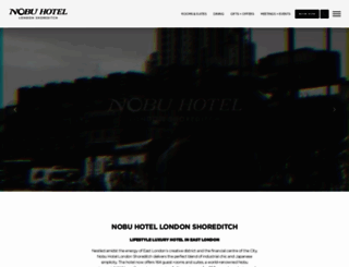 nobuhotelshoreditch.com screenshot