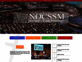 nocssm.org screenshot