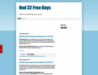 nod32-free-license.blogspot.com screenshot