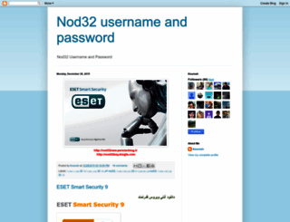 nod32new.blogspot.in screenshot