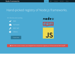 nodeframework.com screenshot