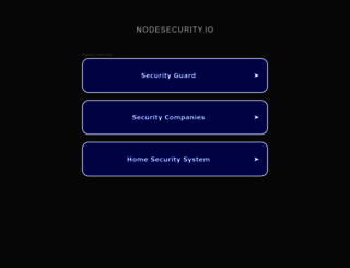 nodesecurity.io screenshot