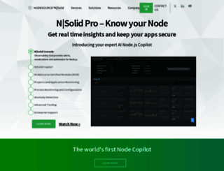 nodesource.com screenshot