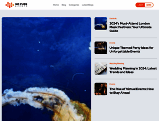 nofussevents.co.uk screenshot