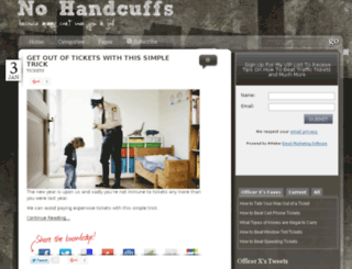 nohandcuffs.com screenshot