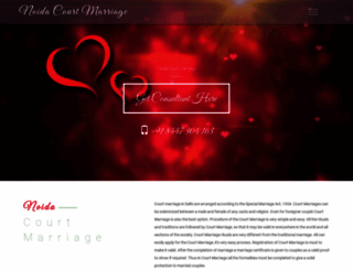 noidacourtmarriage.com screenshot