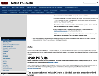 nokia-pc-suite.helpmax.net screenshot