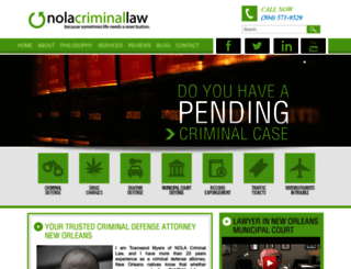 nolacriminallaw.com screenshot