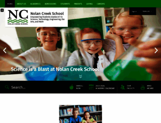 nolancreekschool.org screenshot