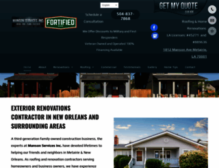 nolaroofer.com screenshot