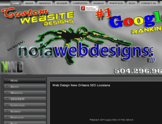 nolawebdesigns.com screenshot