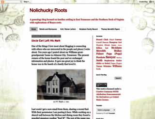 nolichuckyroots.blogspot.com screenshot