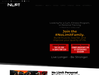 nolimit-personaltraining.com screenshot