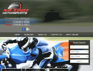 nolimitmotorsports.com screenshot