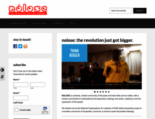 nolose.org screenshot