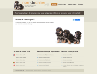 nom-chien.com screenshot